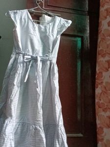 Striped Sundress with Tie Back