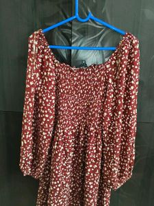 Floral Print Mini Dress