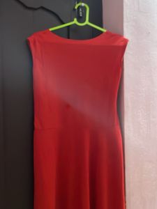 Elegant Red Maxi Dress