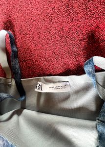 Denim Print Bodycon  Dress