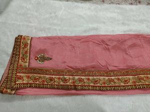 Elegant Pink Saree