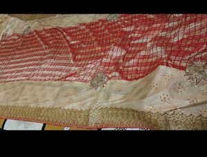 Designer Red Saree
