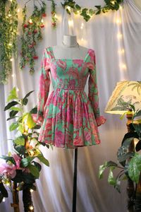 Floral Print Mini Dress