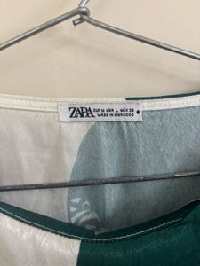 Zara Graphic Print Top