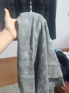 Kurta With Pants And Shawl