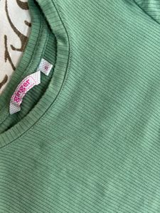 Ginger Green Crop Top