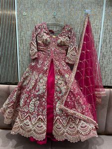 Elegant Embroidered Lehenga With Dupatta