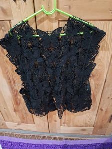 Elegant Black Lace Top