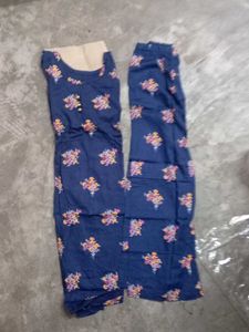5to7year Girl Plazo Kurti Set 2 Colour Available