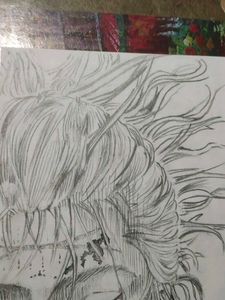 Pencil Sketch of Musashi Miyamoto
