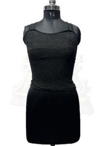 Lace Black Tank Top