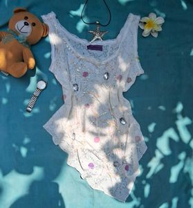 3.combo Y2k Butterfly Cami Halter Beach Dress Top