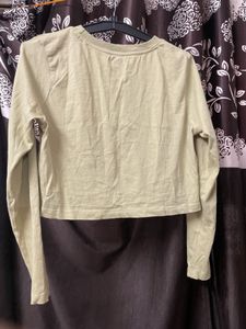 Graphic Print Crop Top