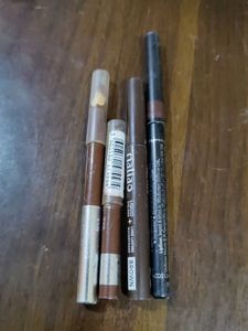 All Brown Color Eyeliner And Lipliners