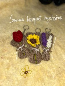 Handmade Bouquet Keychains