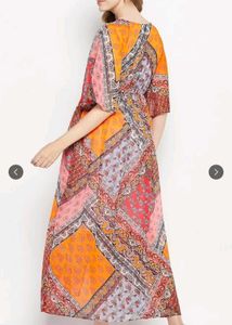 Bohemian Print Maxi Dress