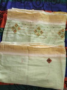 Elegant Embroidered Saree