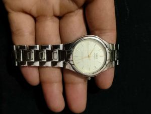 Q&amp;Q Quartz Stainless Steel Watch
