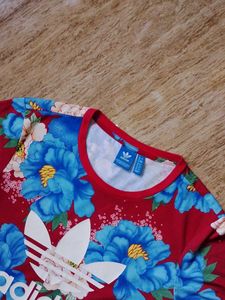 Adidas Floral Graphic Tee