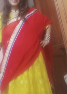 Beautiful Lehnga Cum Saree