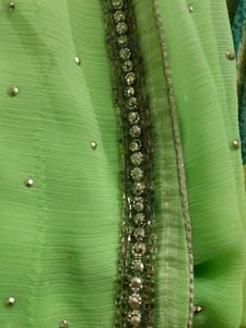 Stone Work Saree