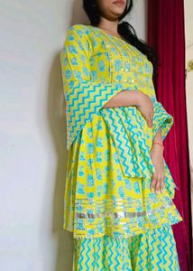Garara Suit Set Haldi Mehndi Raksha Bandhan