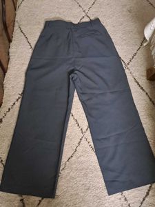 Grey Oversized Baggy Formal Korean Pants
