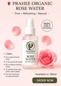 Prahee Organic Rose Water