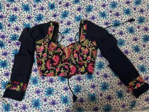 Elegant Embroidered Padded Blouse