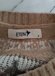Weatherproof Vintage Ladies&#39; Fairisle Sweater, Tan