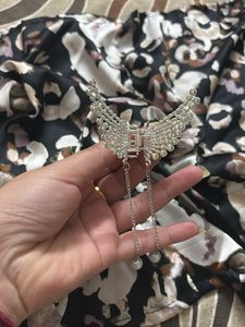 Sparkling Silver Butterfly Hair Claw Clip
