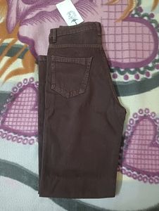 Brown Wide Leg Jeans