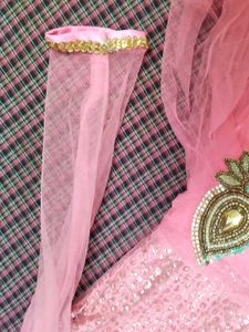 Pink Embellished dress
