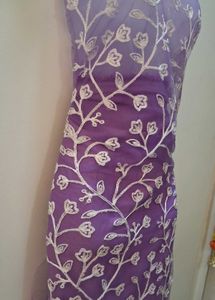Elegant Purple Dress Material