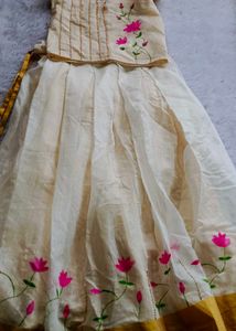 Hand-Painted Kerala Style Lehenga