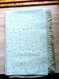 New-Sky Blue Saree
