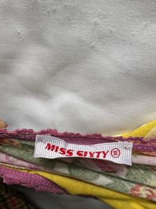 Miss Sixty Floral Patchwork Top