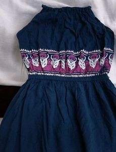 Boho Ethnic Halter Beach Party Wear Dress