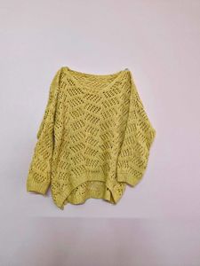 Yellow Knit Sweater