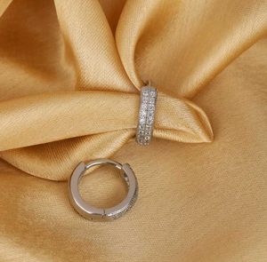 925 Sterling Silver Double Line Earrings 1 pair