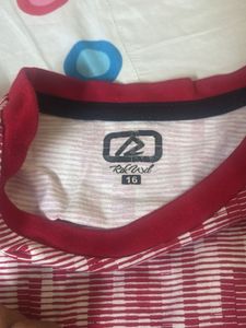 Red Patterned T-Shirt