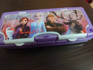Pencil Box with White Board Frozen art