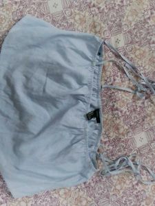 Cute Blue Forever 21 Top