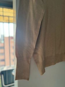 Beige Knit Pullover