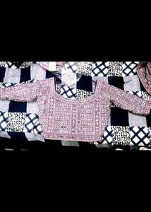 FIX PRICE Engagement Latest lavender Mirror Lehnga