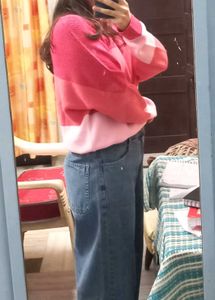 HERE&amp;NOW Pink Knit Top