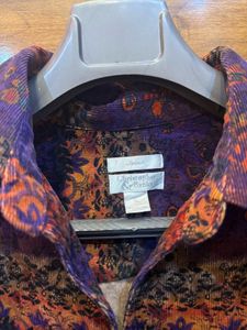 Patterned Button-Down Shirt