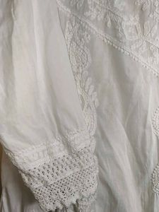 White Chikankari Kurta