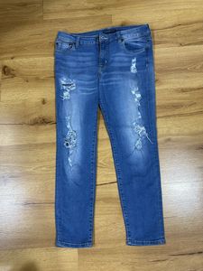 Distressed Denim Jeans
