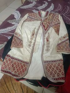 Sherwani Of Bridegroom With Bridal Lehenga ❤️❤️❤️